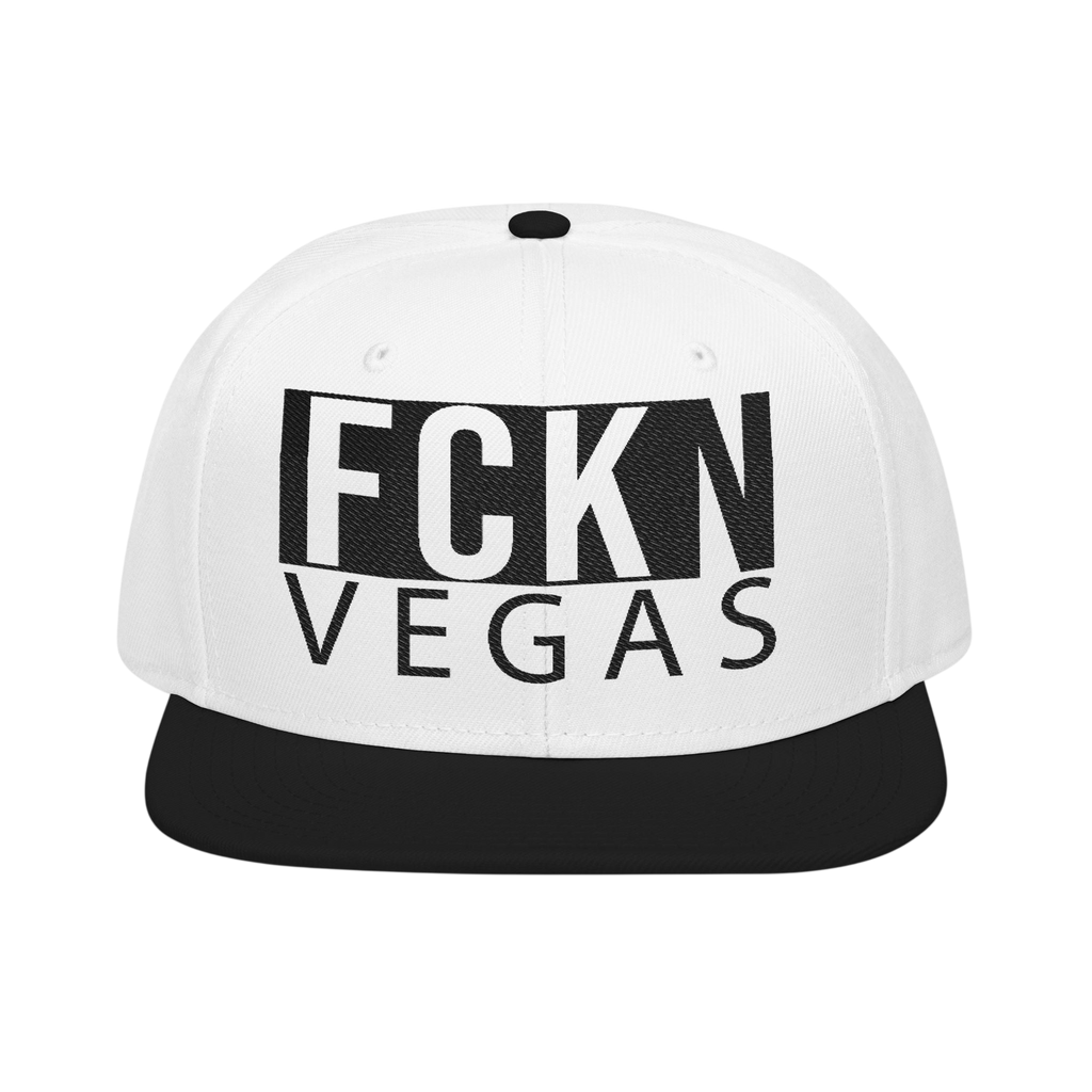 FCKN VEGAS Snapback — Tonal Box Logo | Blackout Colors