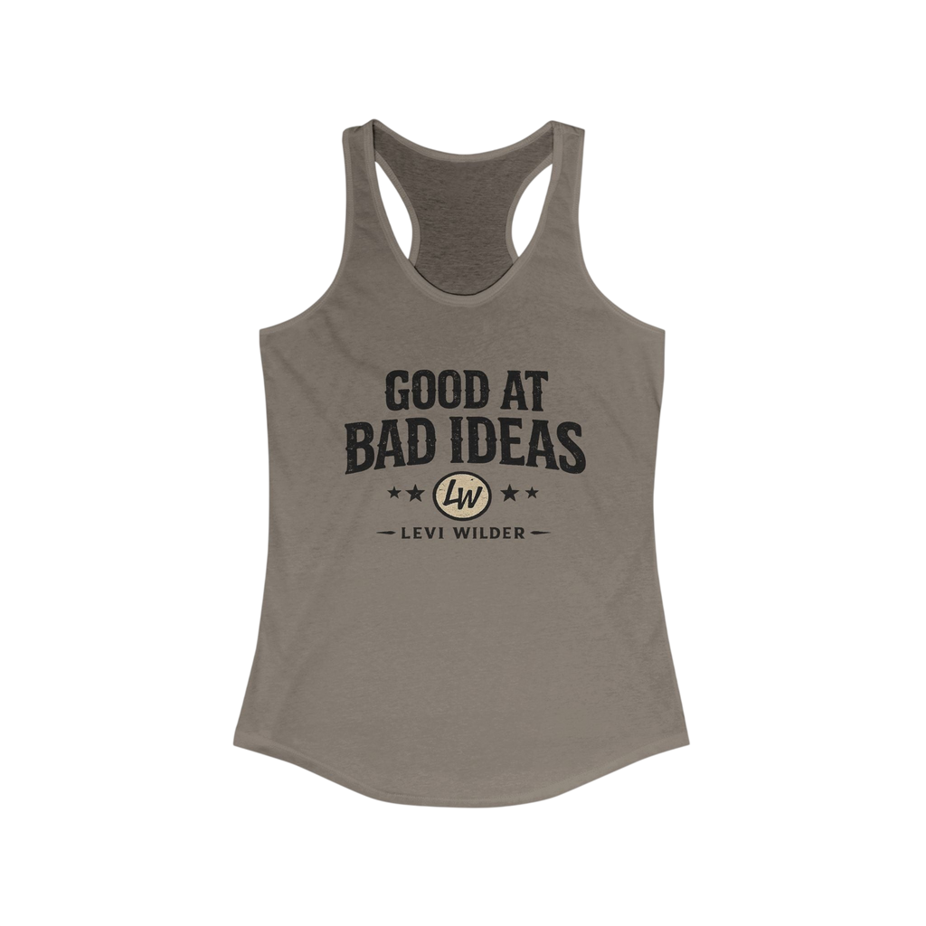 Good at Bad Ideas Racerback Tank