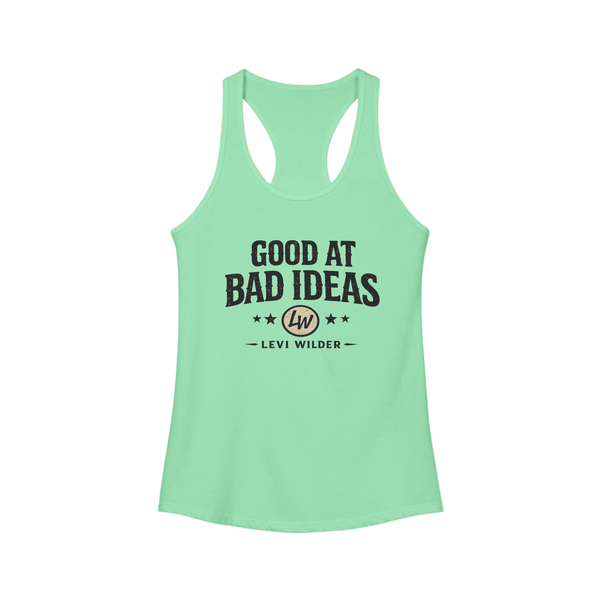 Good at Bad Ideas Racerback Tank
