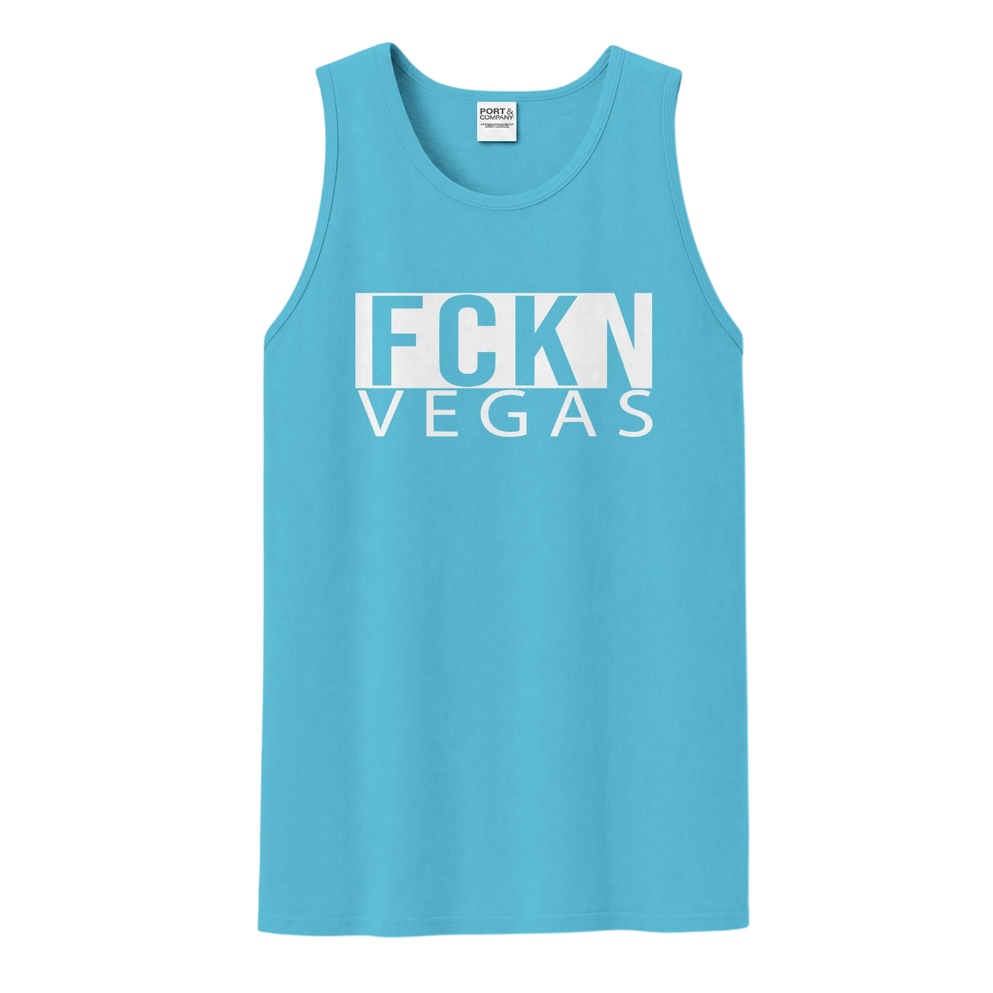 FCKN VEGAS Garment-Dyed Tank — Faded Colors
