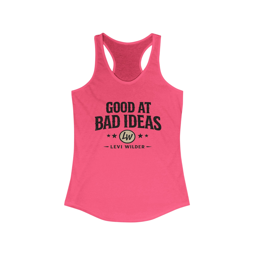 Good at Bad Ideas Racerback Tank
