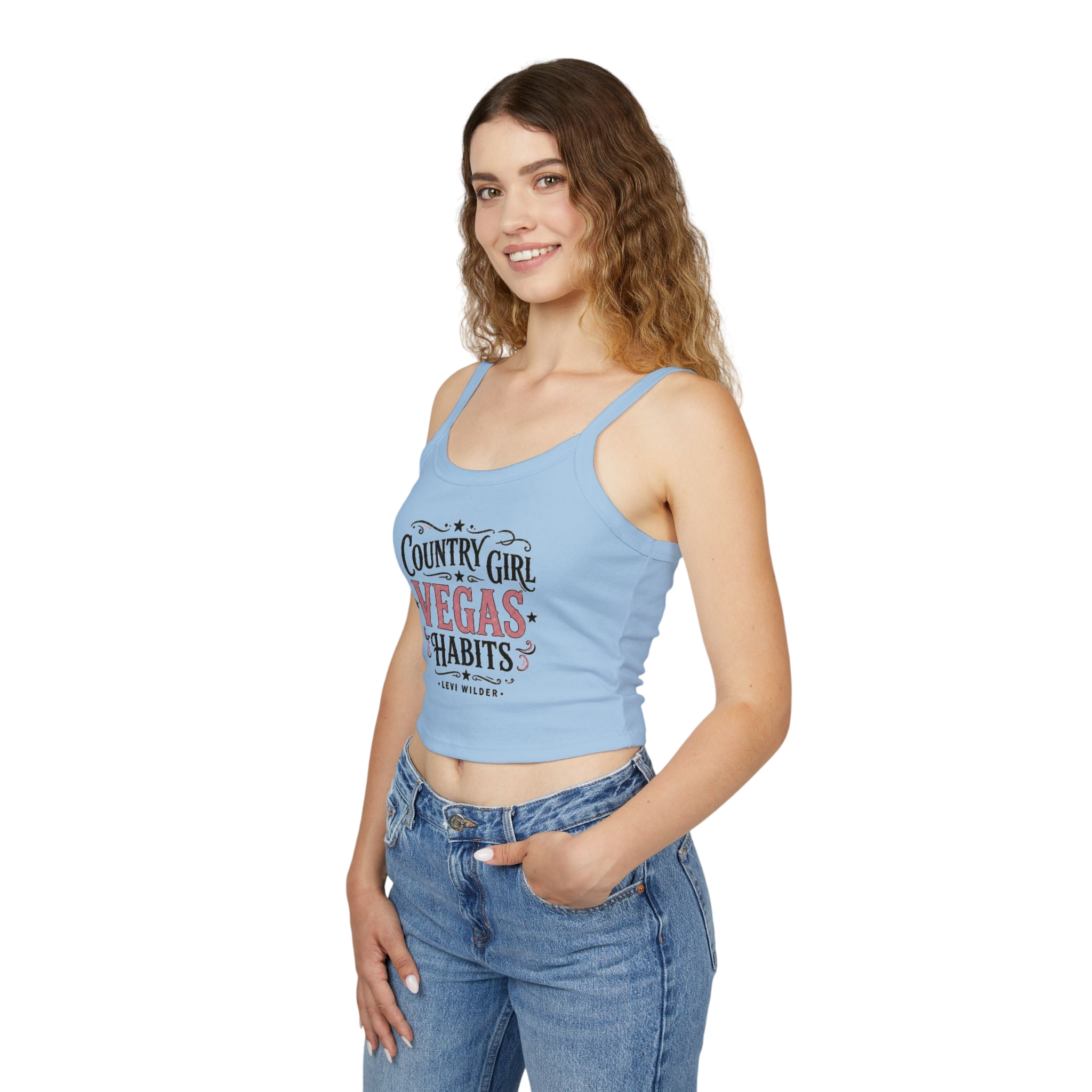 Country Girl, Vegas Habits Spaghetti Strap Tank