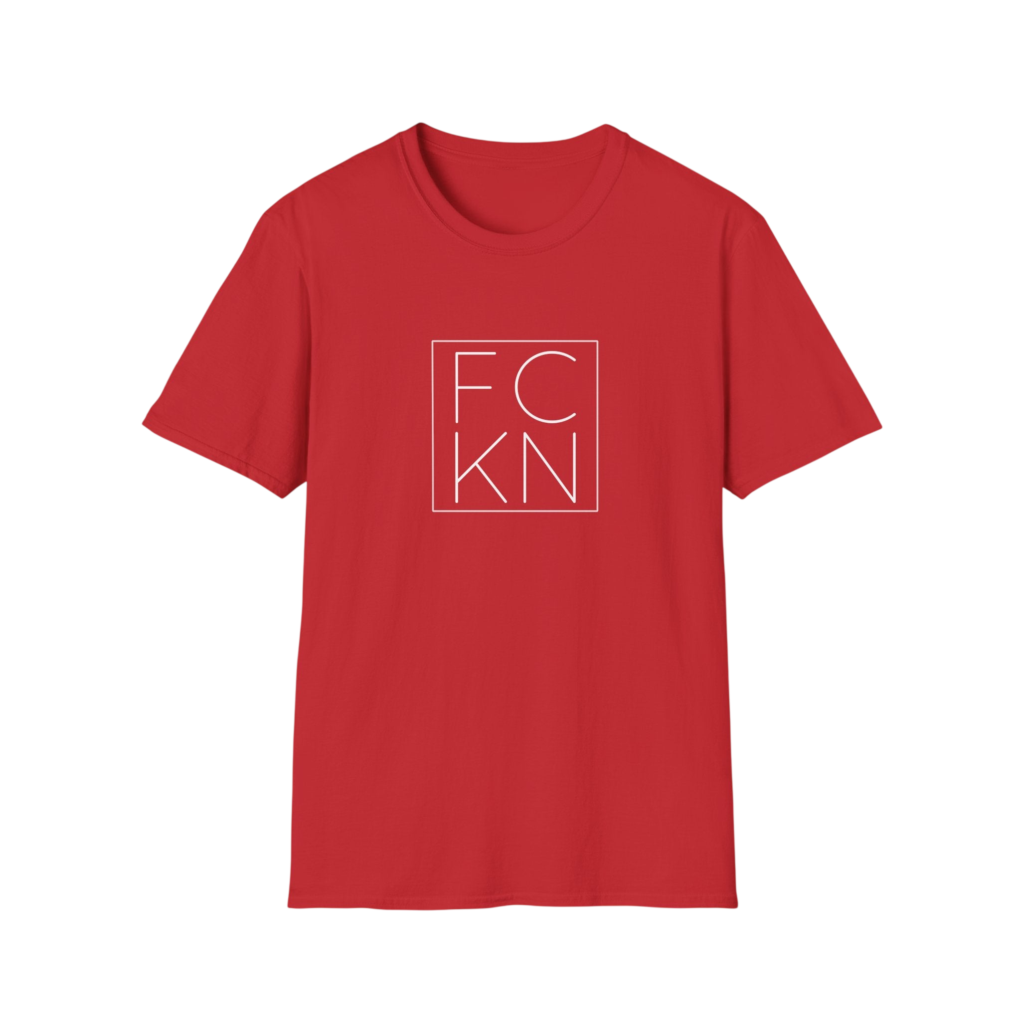 FCKN Minimal Square Tee — Unisex Soft Cotton