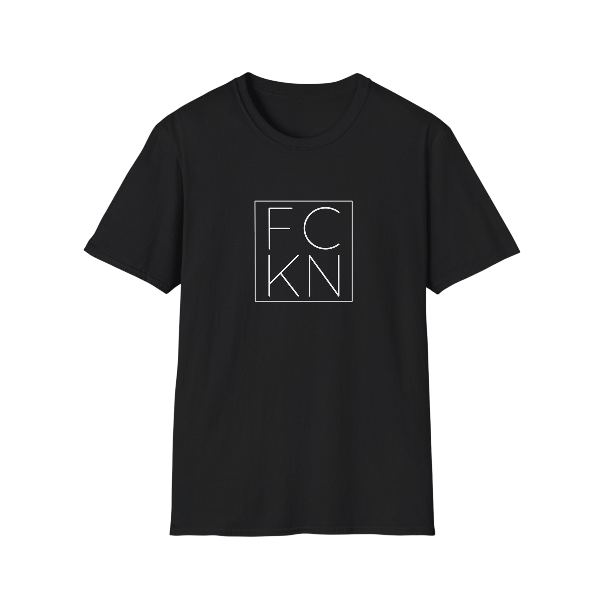 FCKN Minimal Square Tee — Unisex Soft Cotton