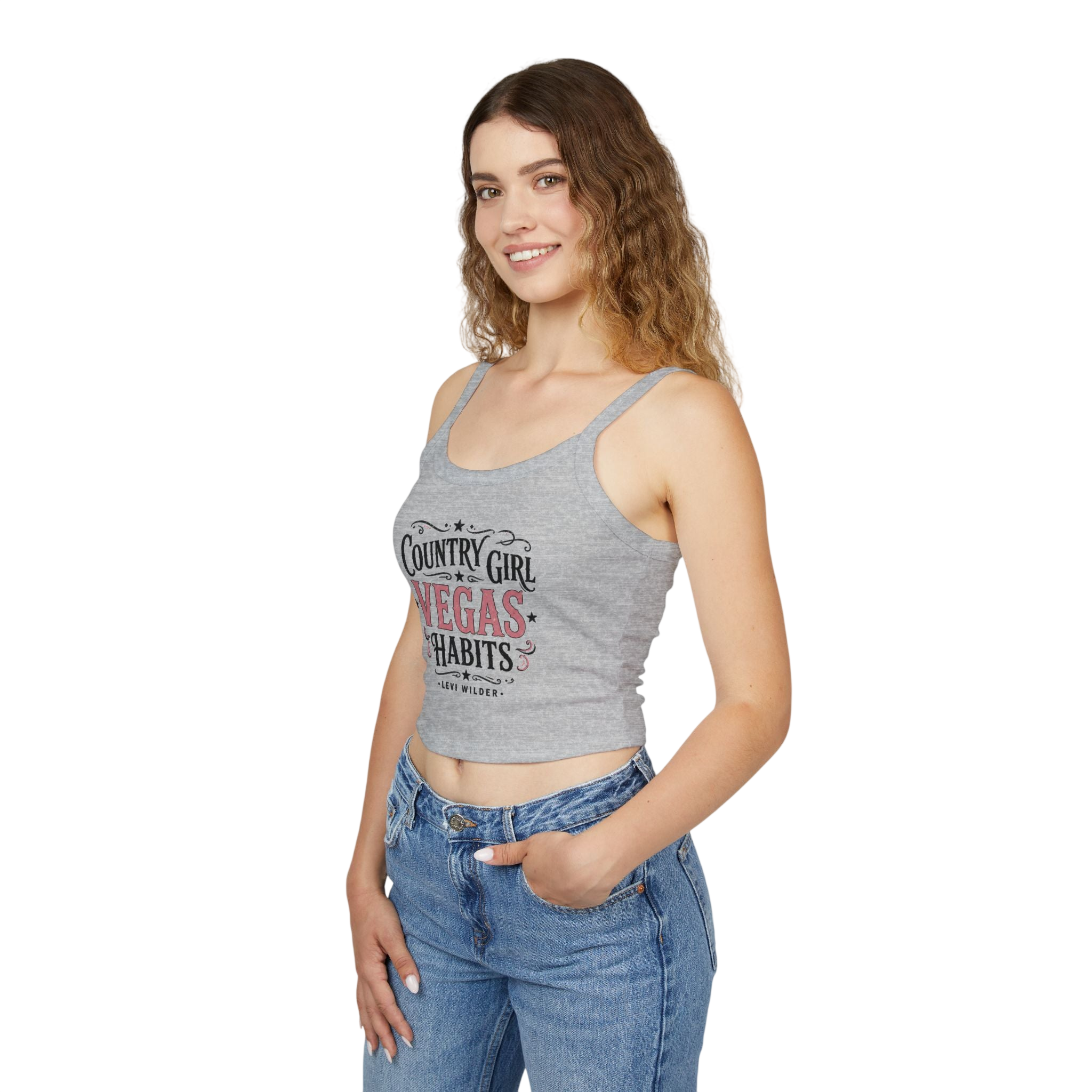 Country Girl, Vegas Habits Spaghetti Strap Tank