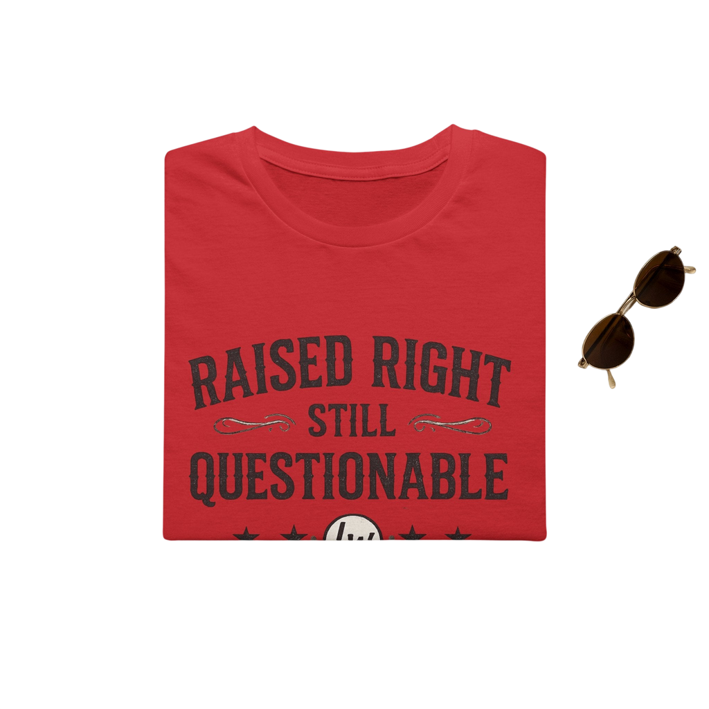 Raised Right, Still Questionable Fan T-Shirt
