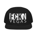 FCKN VEGAS Snapback — Embroidered Box Logo | Black