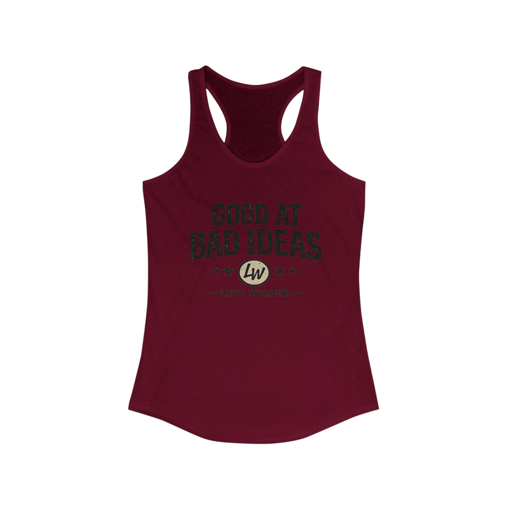 Good at Bad Ideas Racerback Tank