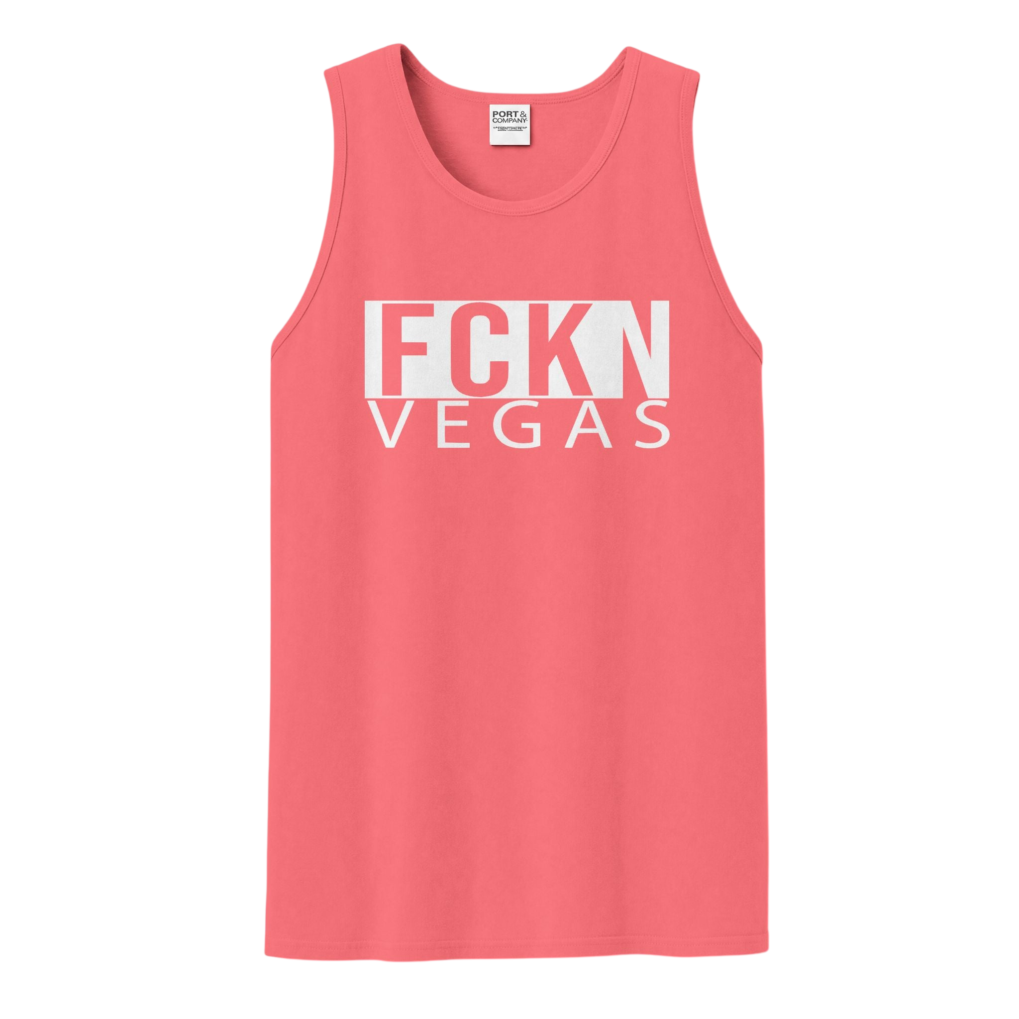 FCKN VEGAS Garment-Dyed Tank — Faded Colors