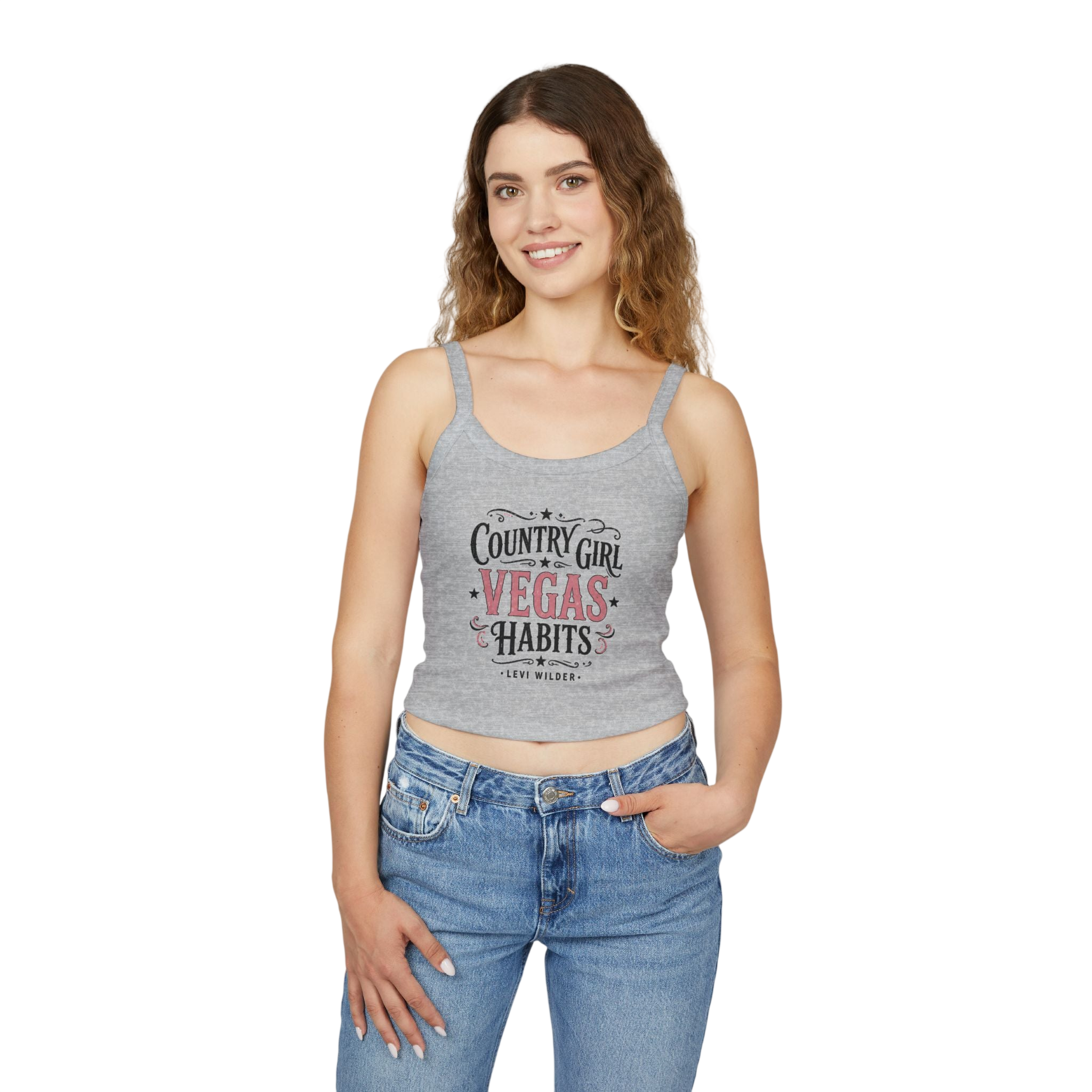 Country Girl, Vegas Habits Spaghetti Strap Tank