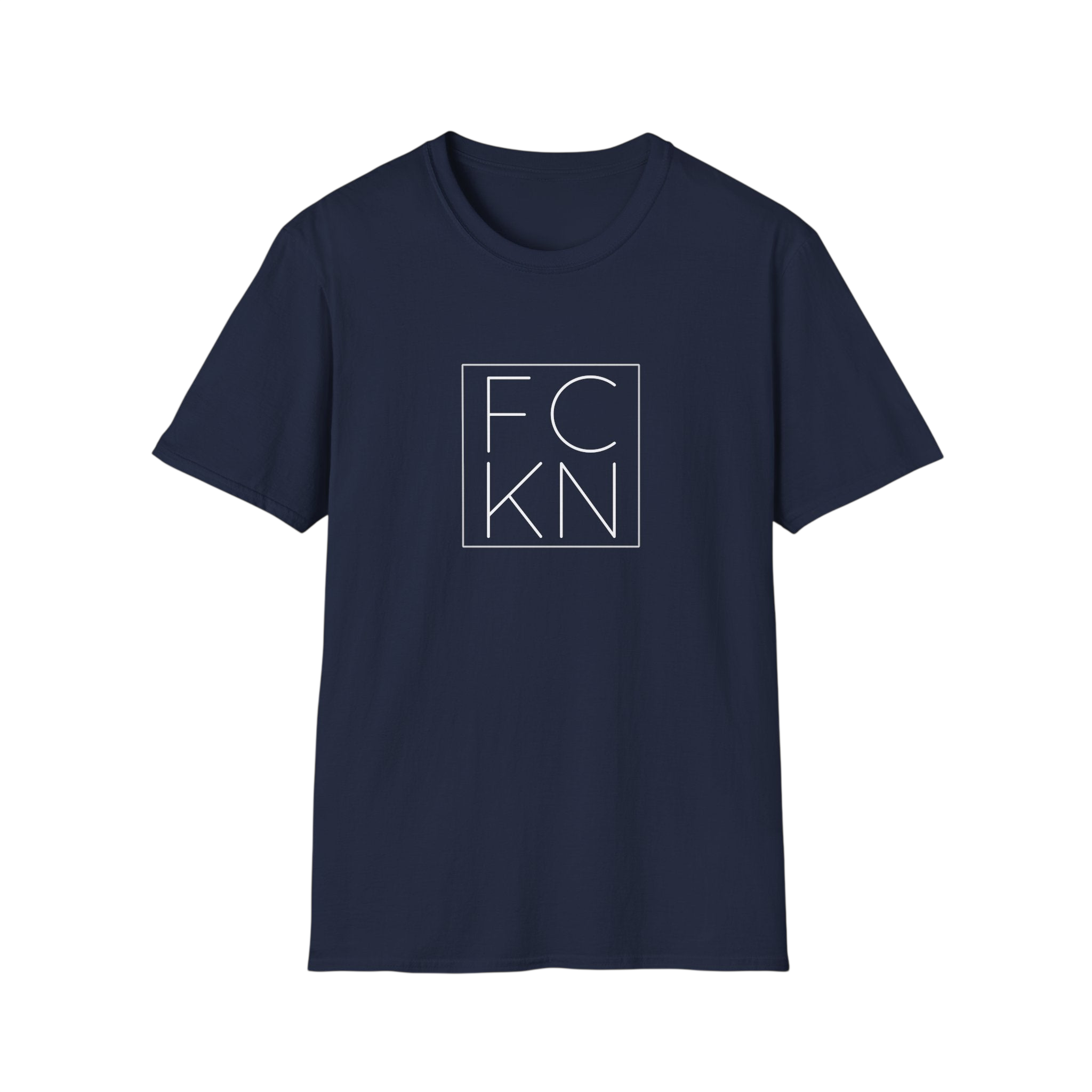 FCKN Minimal Square Tee — Unisex Soft Cotton