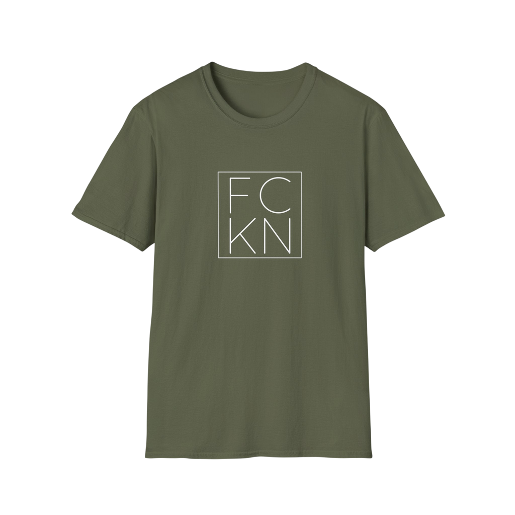 FCKN Minimal Square Tee — Unisex Soft Cotton