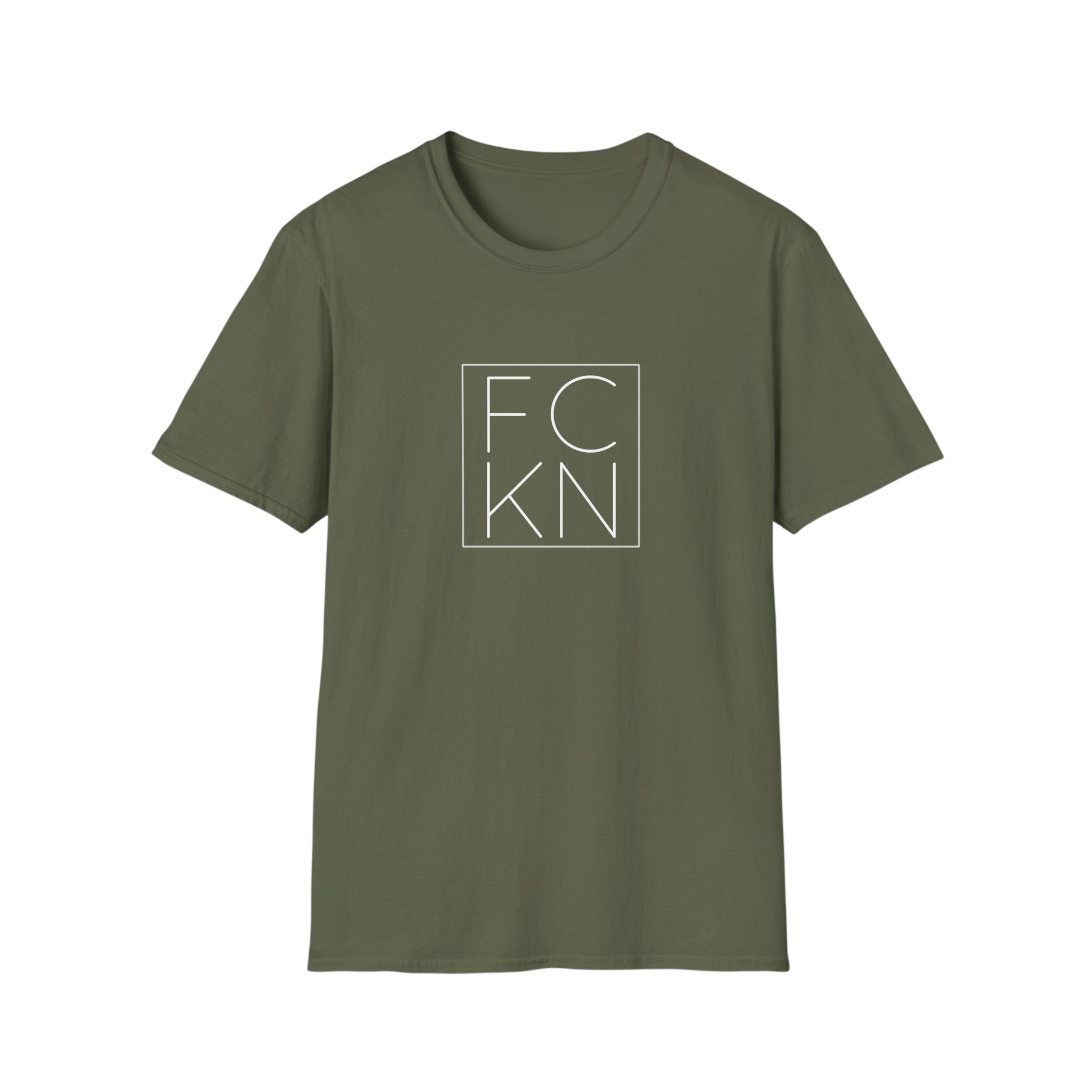 FCKN Minimal Square Tee — Unisex Soft Cotton