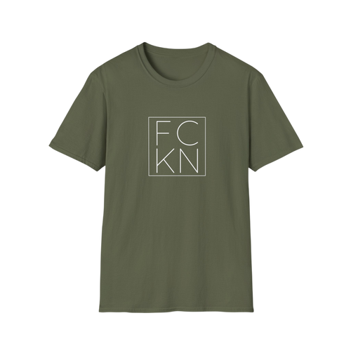 FCKN Minimal Square Tee — Unisex Soft Cotton