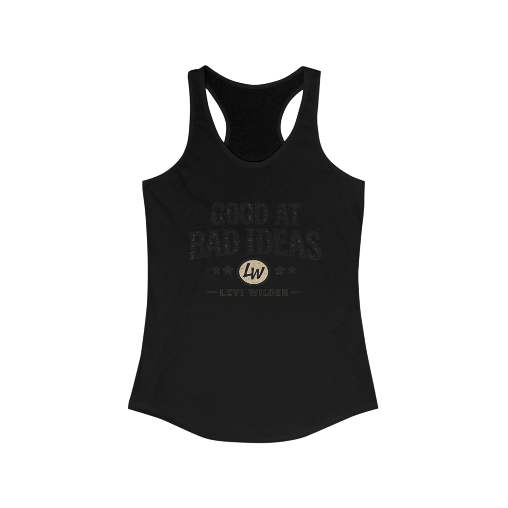 Good at Bad Ideas Racerback Tank
