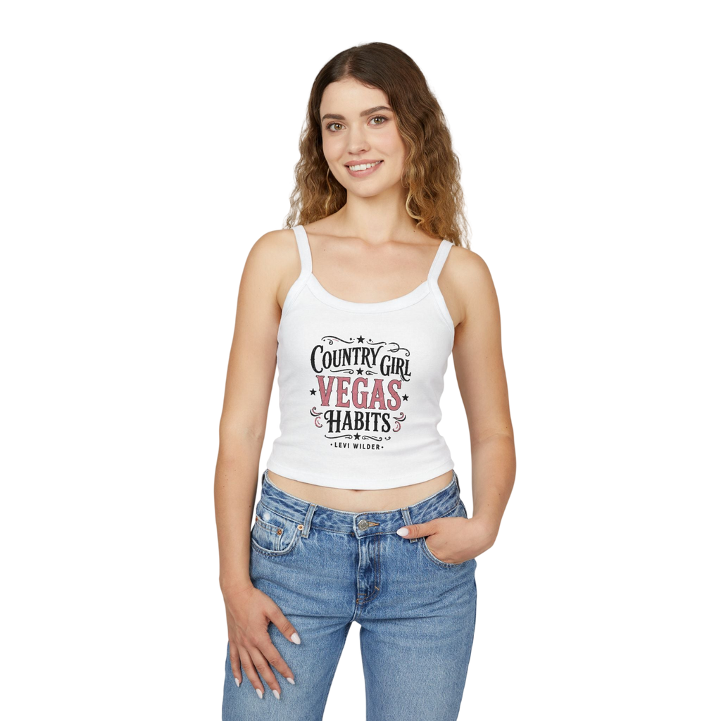 Country Girl, Vegas Habits Spaghetti Strap Tank