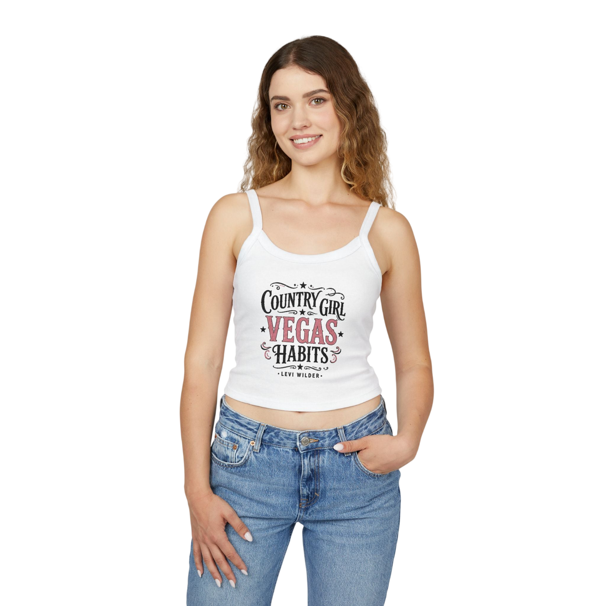 Country Girl, Vegas Habits Spaghetti Strap Tank