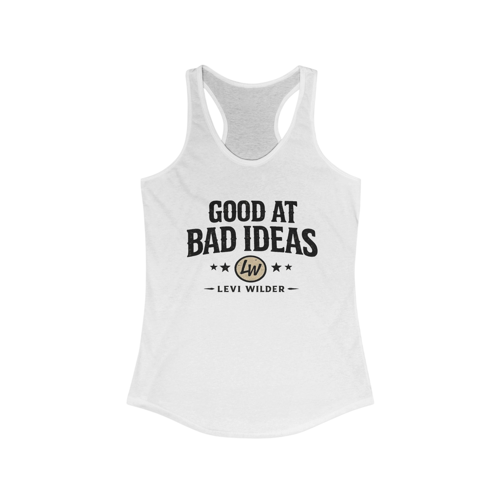 Good at Bad Ideas Racerback Tank