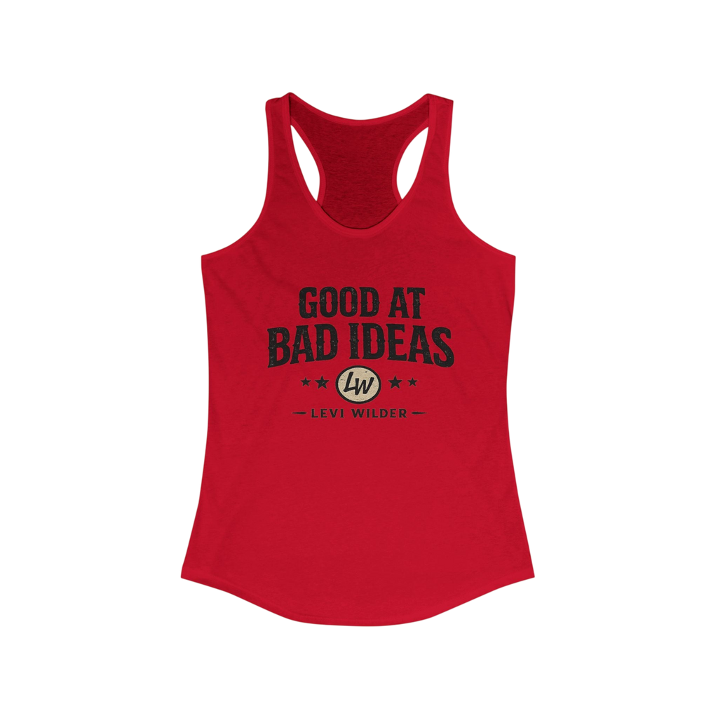 Good at Bad Ideas Racerback Tank