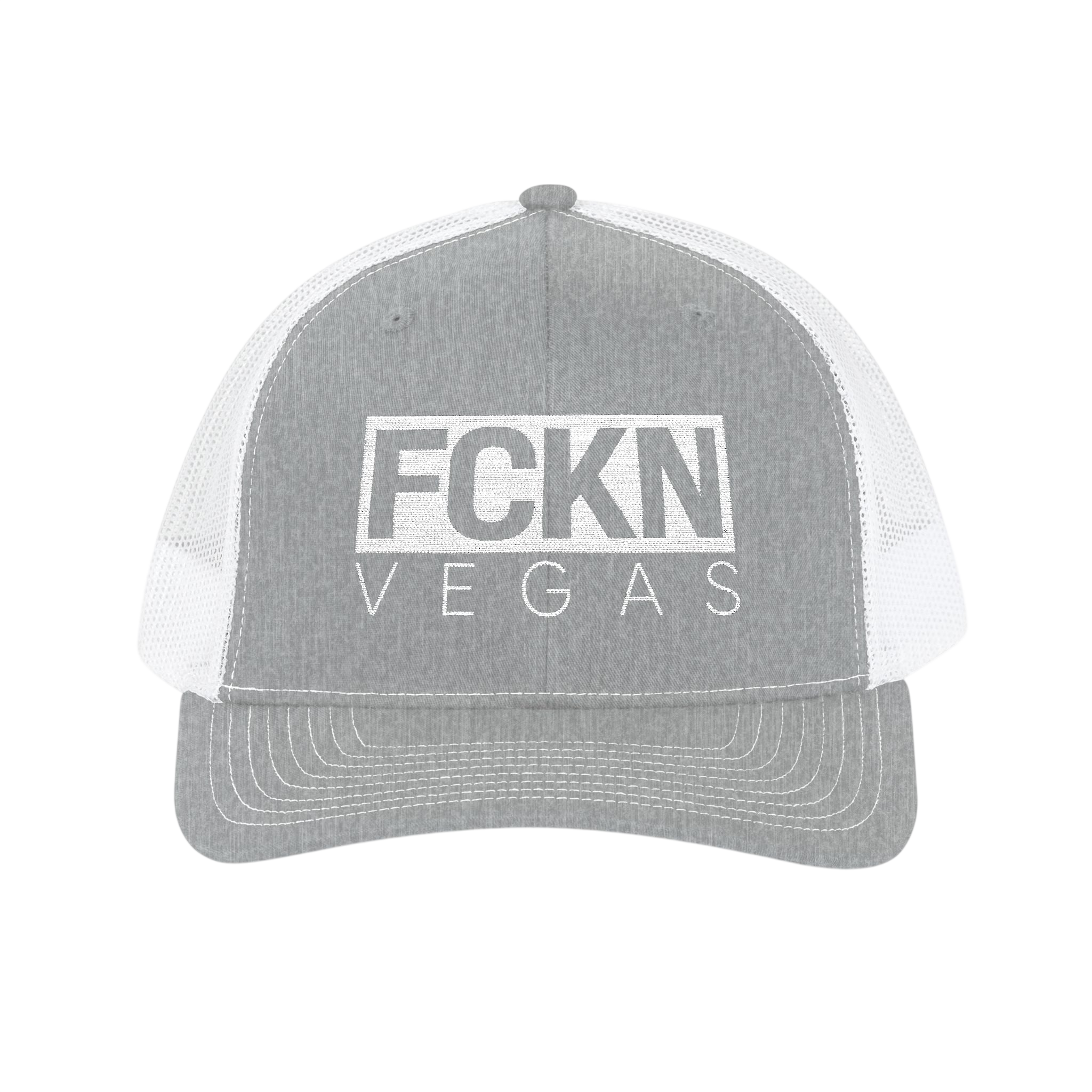 FCKN Vegas Snapback Trucker Cap — Bold Distressed Logo Hat for Vegas Fans