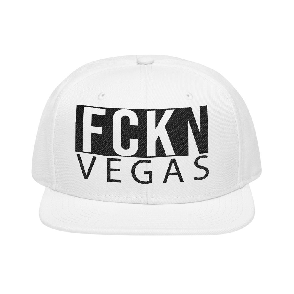 FCKN VEGAS Snapback — Tonal Box Logo | Blackout Colors