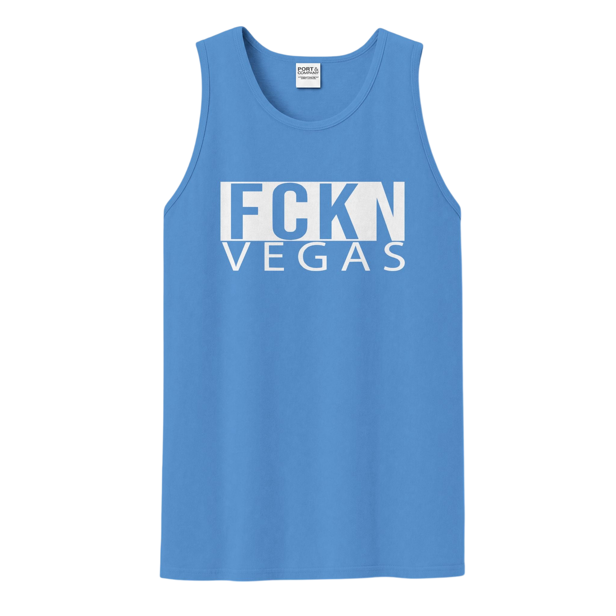 FCKN VEGAS Garment-Dyed Tank — Faded Colors