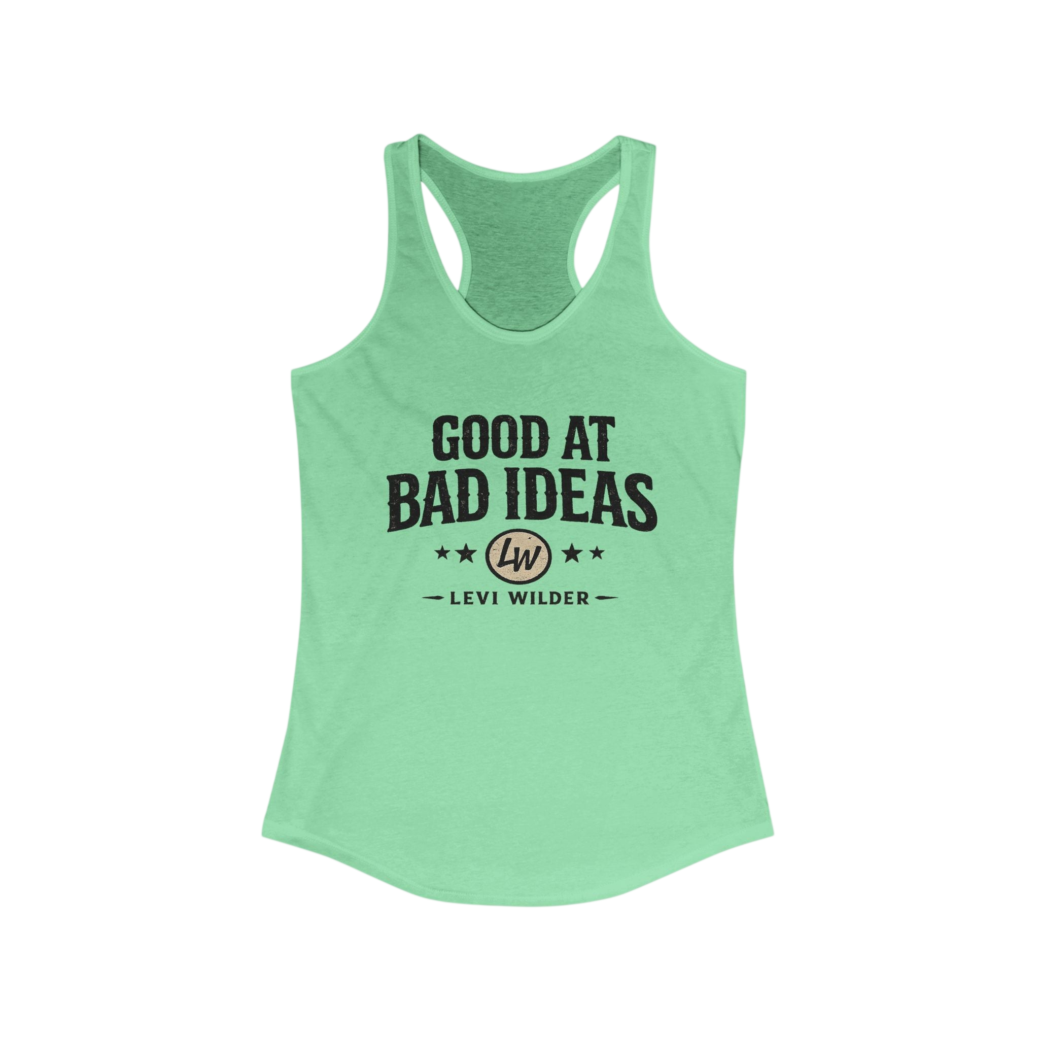 Good at Bad Ideas Racerback Tank